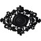Ekena Millwork Katheryn Ceiling Medallion, Hand-Painted Steel Gray, 22 1/2"W x 30 3/8"H x 1 1/2"P CM30KTSGS - alternate 1